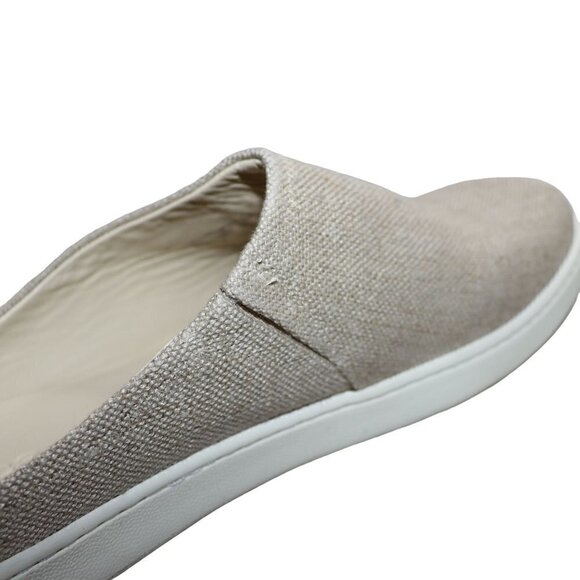 Vince Mules Canvas Vianne Natural Beige Comfort Shoes‎ Womens Size 9.5 NEW - Picture 9 of 12